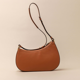 Binomio Light Caramel Shoulder Bag en piel de ternera