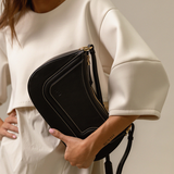 Binomio Black Shoulder Bag en piel de ternera