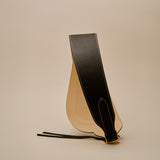 Binomio Black cinturón corsé en piel de ternera