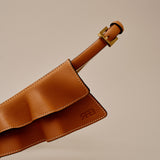 Vuelo Light Caramel cinturón corsé en piel de ternera