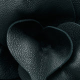 Pletórica collar negro en piel de ternera