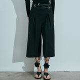 Pletórica collar negro en piel de ternera