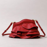 Vuelo Ember Red Leather Soft Clutch - Limited Edition 14 days delivery