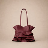 Vuelo Burgundy Leather Tote