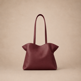 Vuelo Burgundy Leather Tote