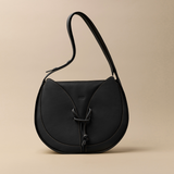 Garra Black Leather Tote Bag