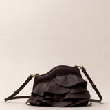 Vuelo Espresso Veil Leather Soft Clutch - Limited Edition 14 days delivery