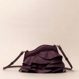 Vuelo Vesper Plum Leather Soft Clutch - Limited Edition 14 days delivery