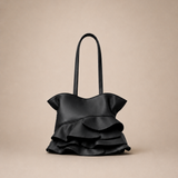 Bolso Deep Black Bolso Tote en Piel